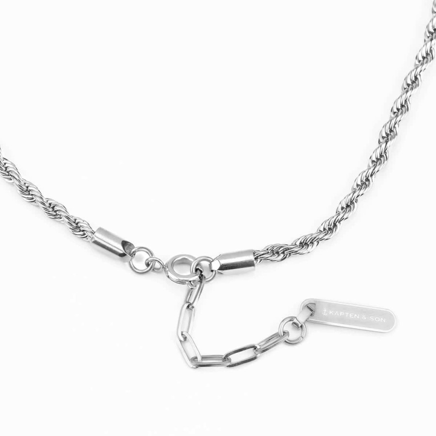 Uhren & Schmuck Basic | Necklace Helix Silver