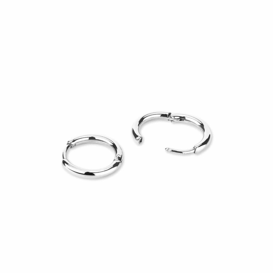 Uhren & Schmuck Basic | Earring Hoop Silver