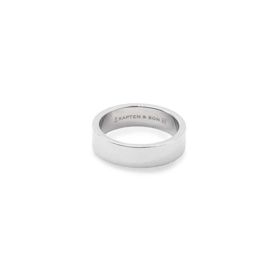 Uhren & Schmuck Basic | Ring Bold Silver