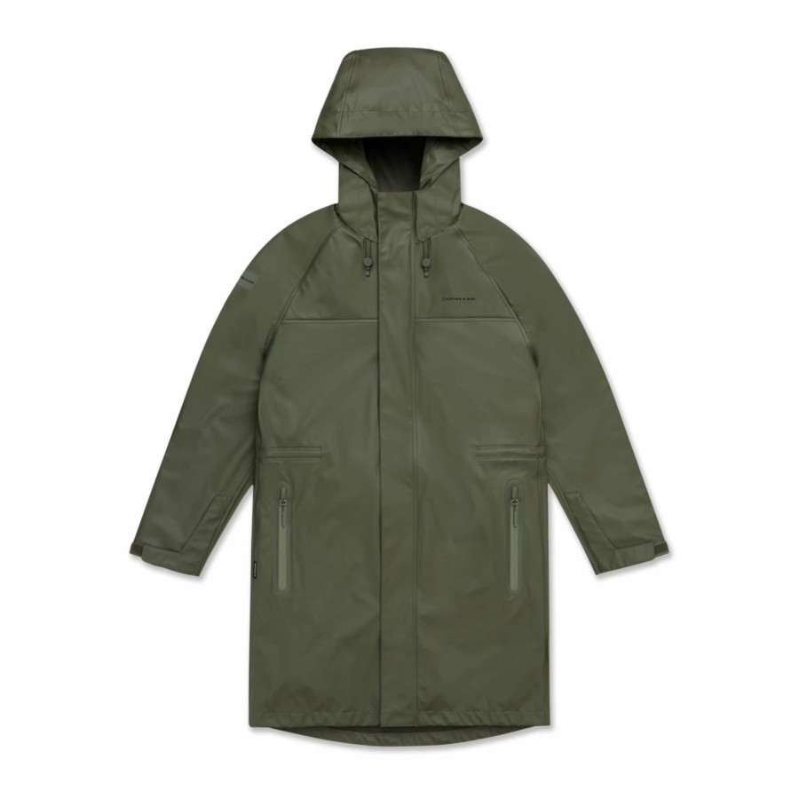 Jacken Everyday Rain Jacket | Everyday Rain Jacket Long Forest Green