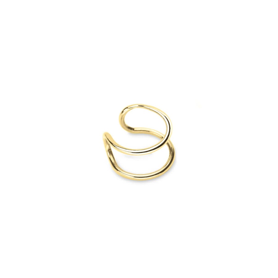 Uhren & Schmuck Basic | Ear Cuff Minimalist Gold