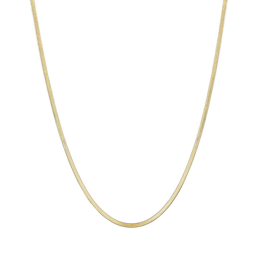 Uhren & Schmuck Basic | Necklace Snake Gold