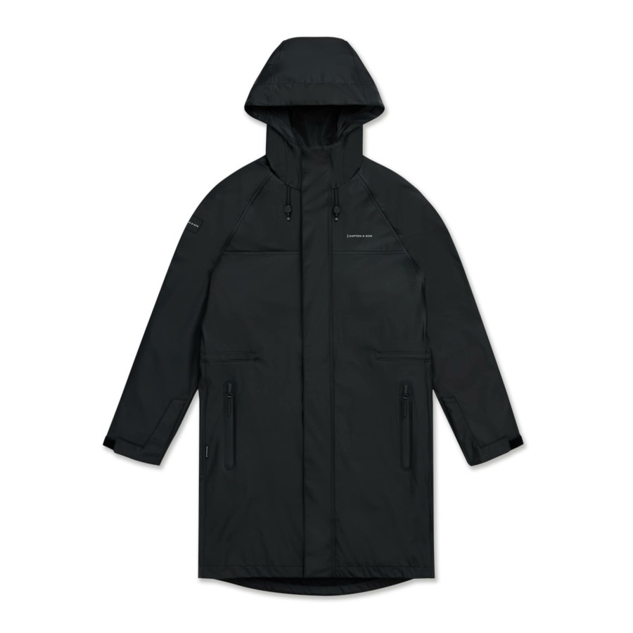 Jacken Everyday Rain Jacket | Everyday Rain Jacket Long Midnight Black