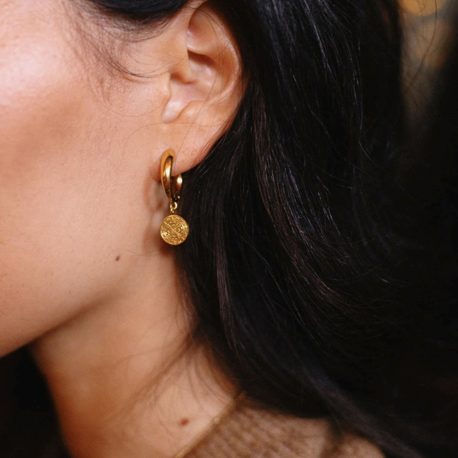 Uhren & Schmuck Marrakech | Earring Charming Marrakech Gold