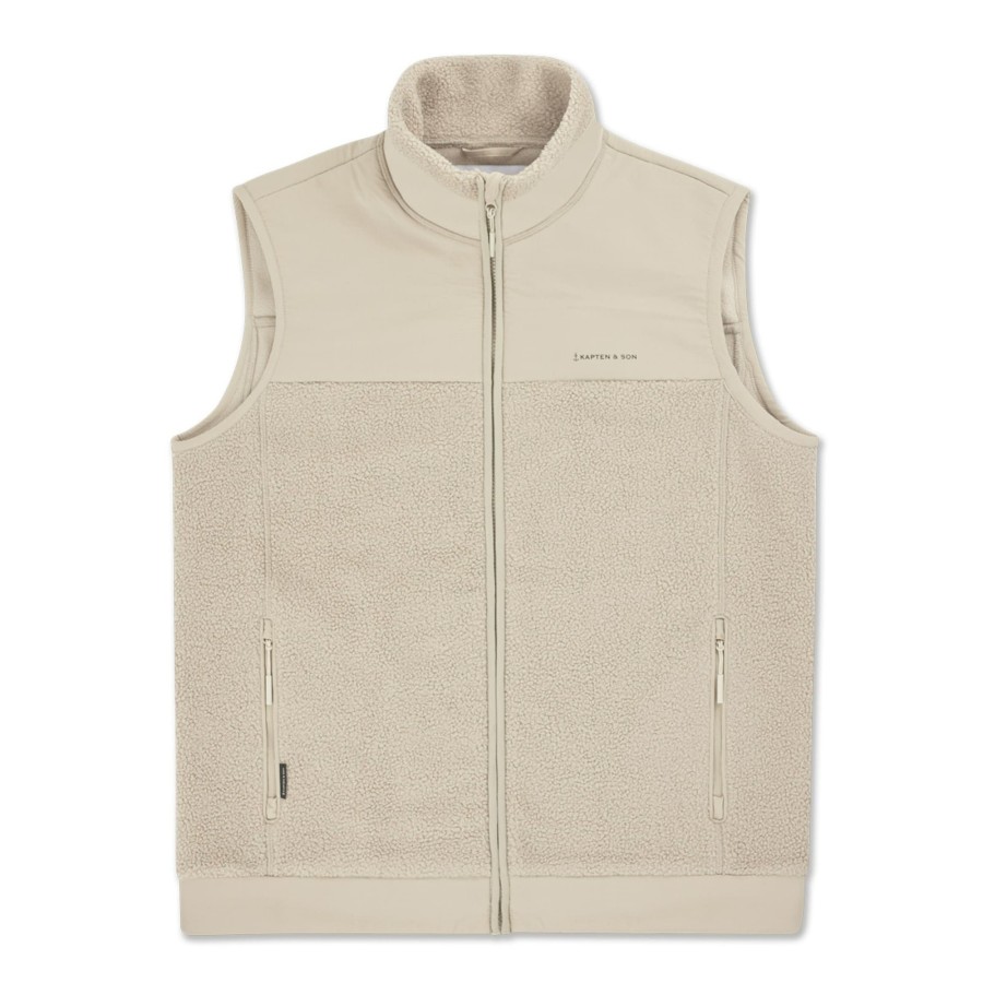 Jacken Everyday Vest | Everyday Fleece Vest Sandstone