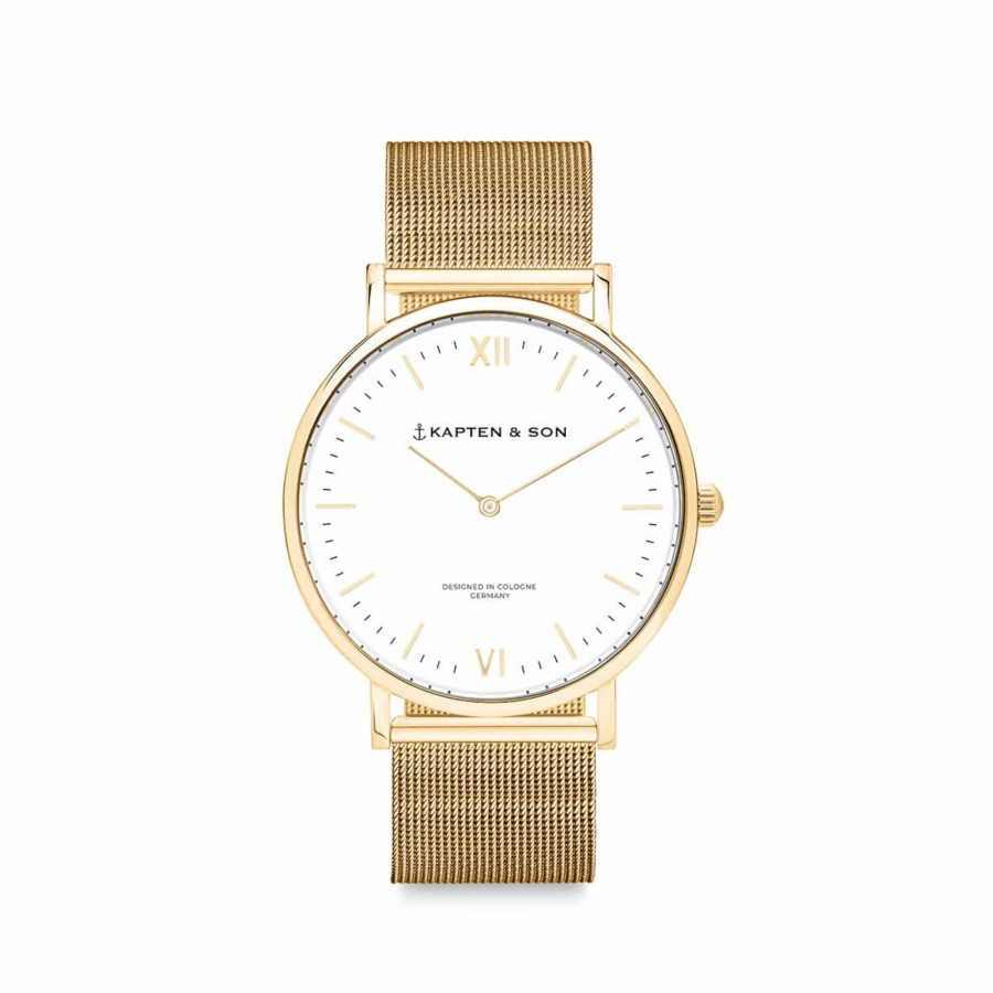 Uhren & Schmuck Campus Small | Campus Small Gold Mesh