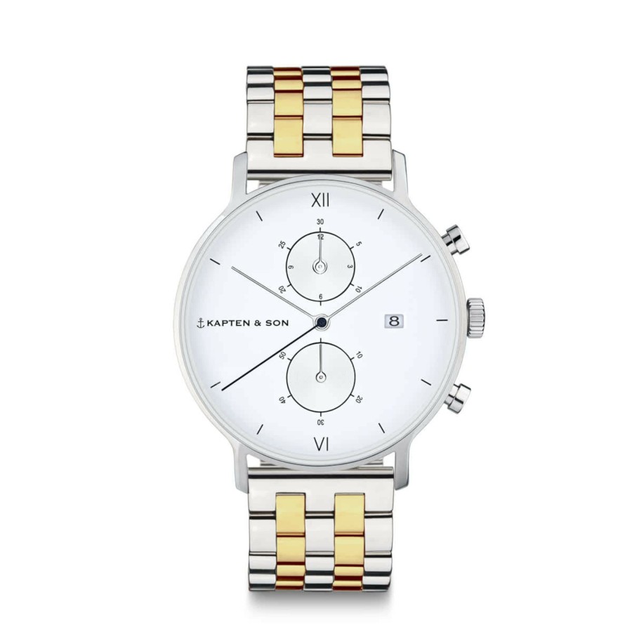 Uhren & Schmuck Chrono | Chrono Silver Bicolor Steel