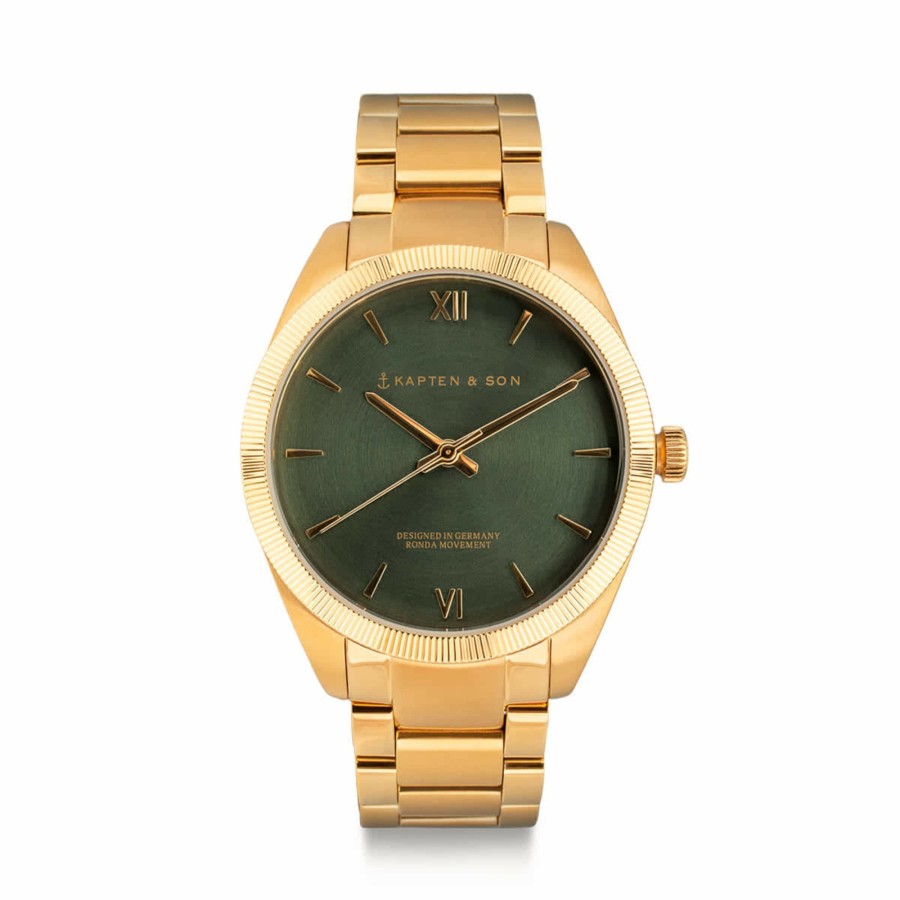 Uhren & Schmuck Crush | Crush Gold Green Steel