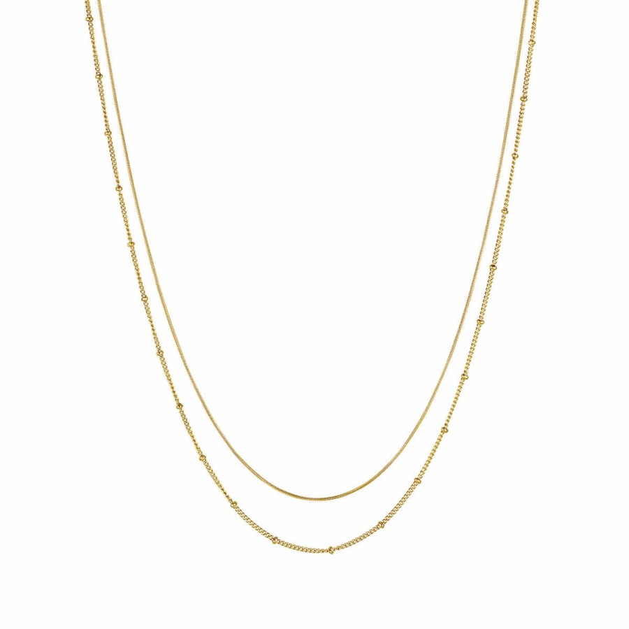 Uhren & Schmuck Basic | Necklace Sphere Gold