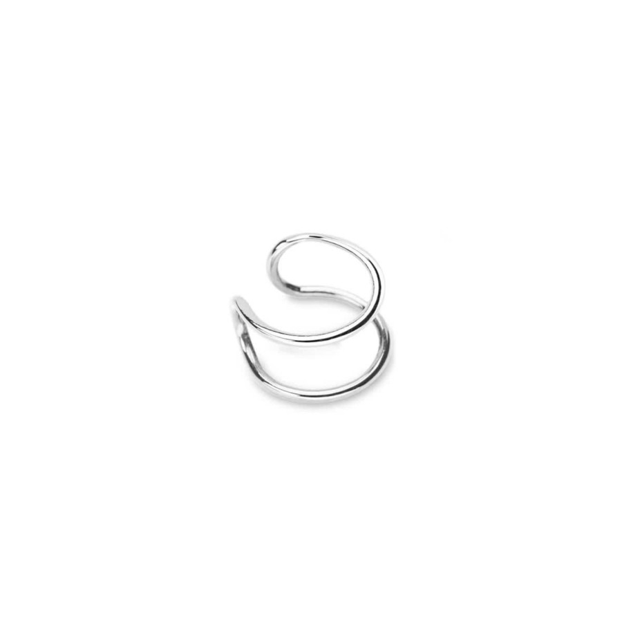 Uhren & Schmuck Basic | Ear Cuff Minimalist Silver