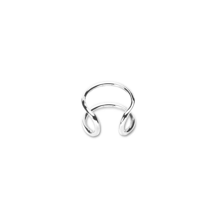 Uhren & Schmuck Basic | Ear Cuff Minimalist Silver