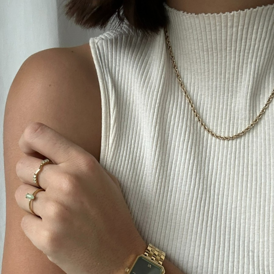 Uhren & Schmuck Basic | Necklace Helix Gold