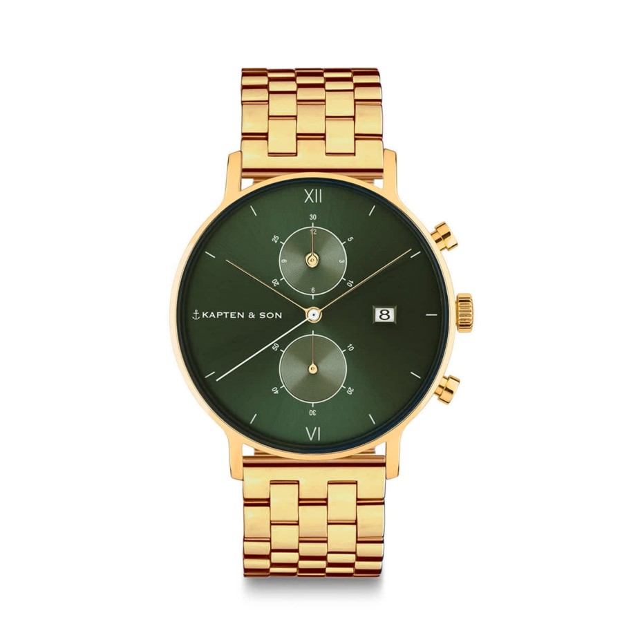 Uhren & Schmuck Chrono | Chrono Gold Green Steel