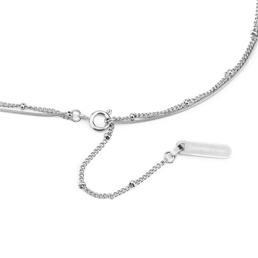 Uhren & Schmuck Basic | Necklace Sphere Silver