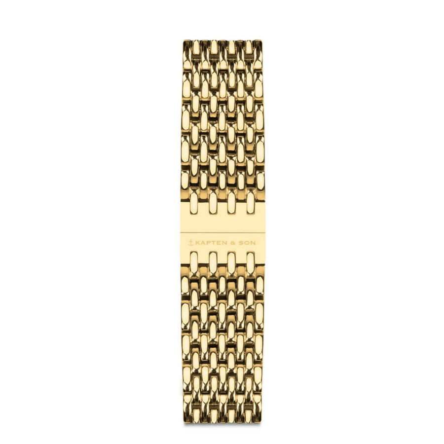 Uhren & Schmuck Strap | Woven Steel Strap Gold