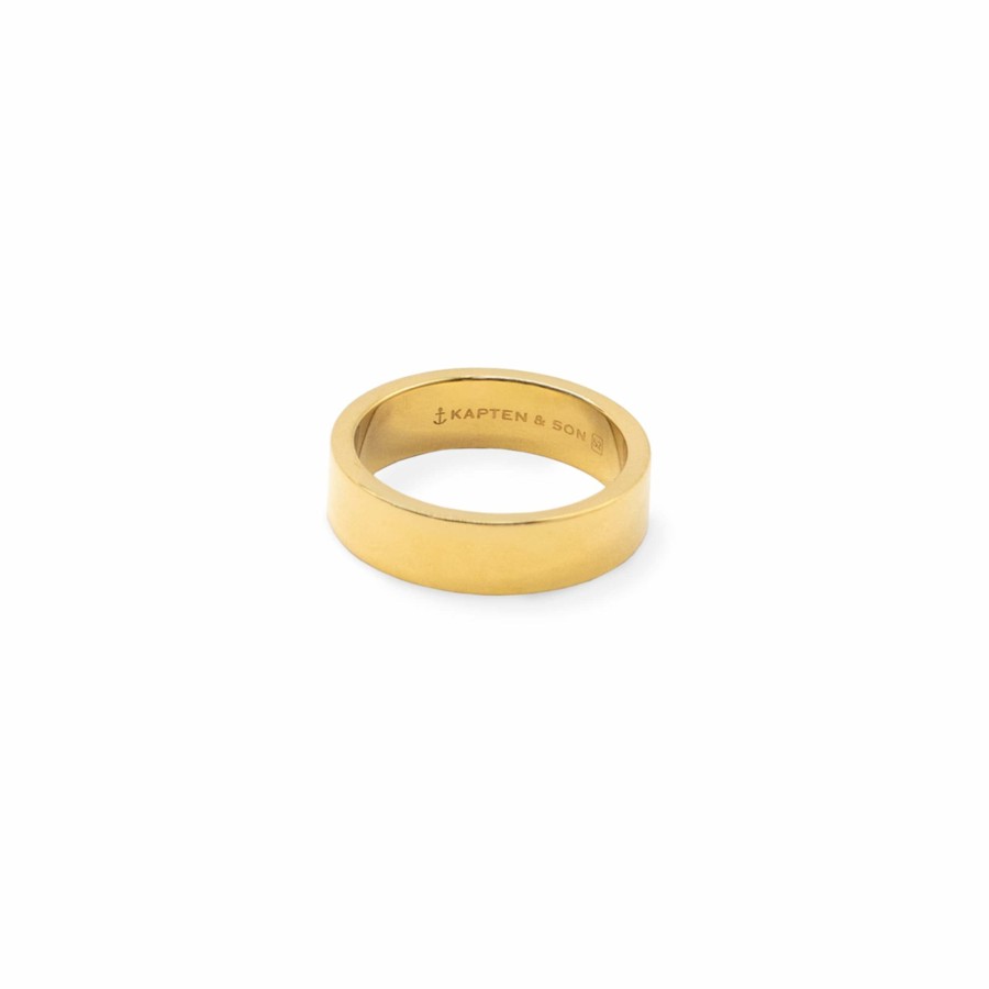 Uhren & Schmuck Basic | Ring Bold Gold